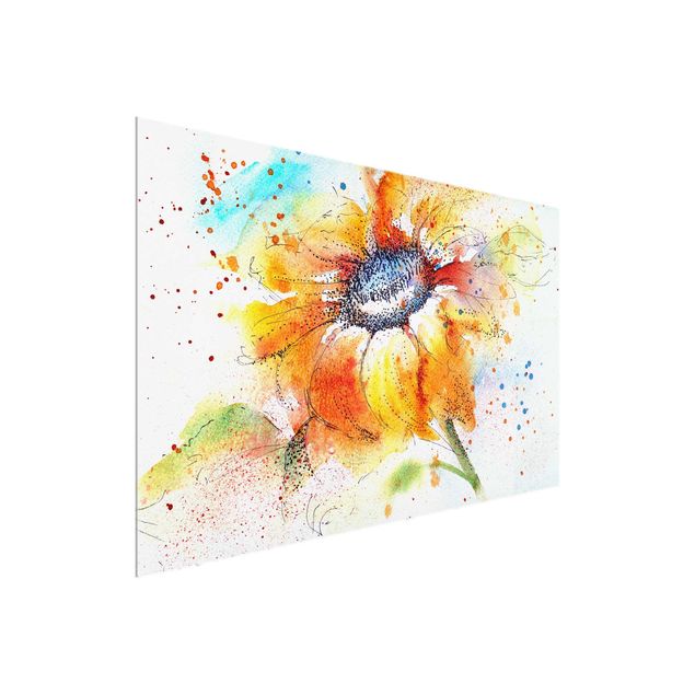 Cuadros de flores Painted Sunflower