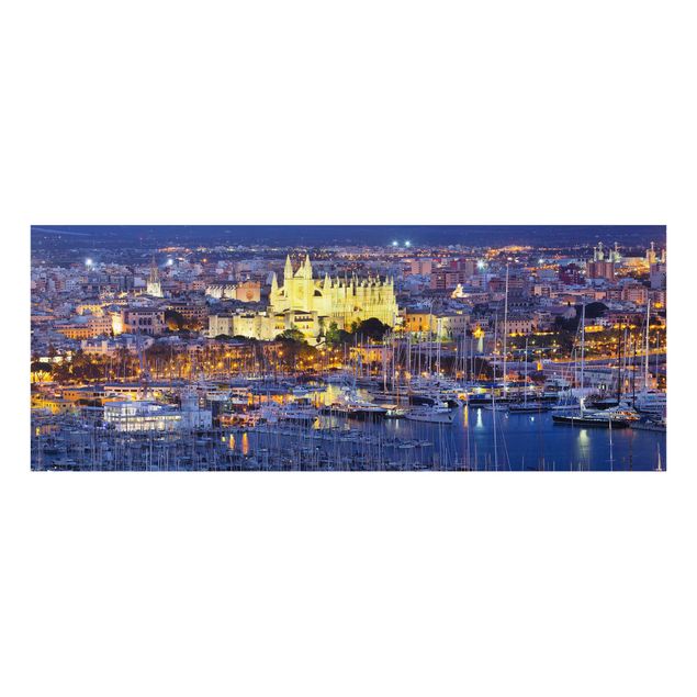 Cuadros Mirau Palma De Mallorca City Skyline And Harbor