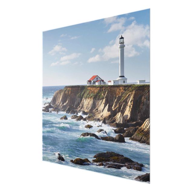Cuadros de cristal playas Point Arena Lighthouse California