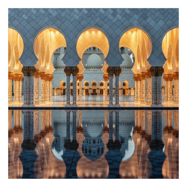 Cuadros naranja Reflections In The Mosque