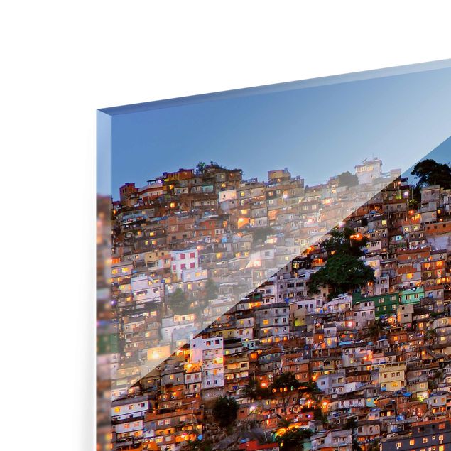Cuadros decorativos Rio De Janeiro Favela Sunset