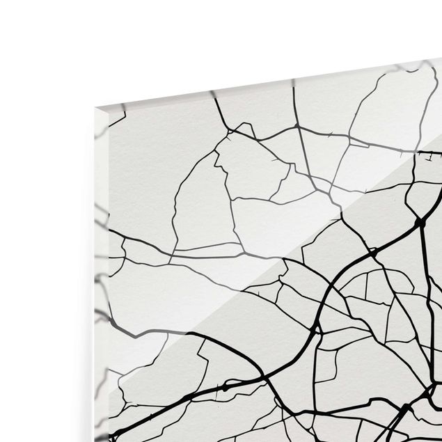 Tableros magnéticos de vidrio Dresden City Map - Classical