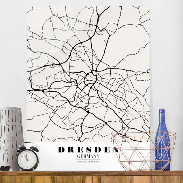 Decoración de cocinas Dresden City Map - Classical