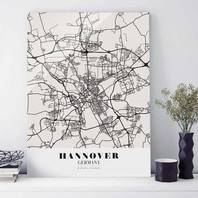 Decoración cocina Hannover City Map - Classic