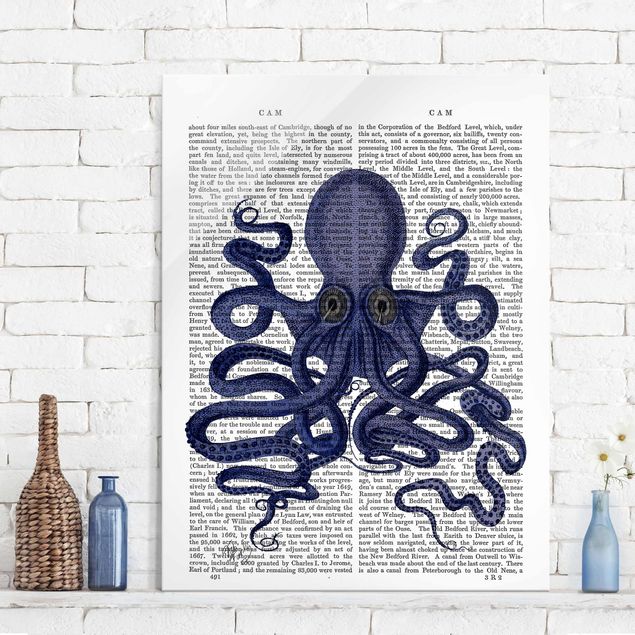 Decoración cocina Animal Reading - Octopus