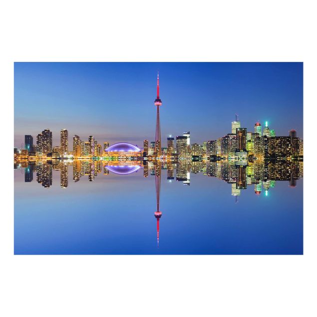 Cuadros Mirau Toronto City Skyline Before Lake Ontario