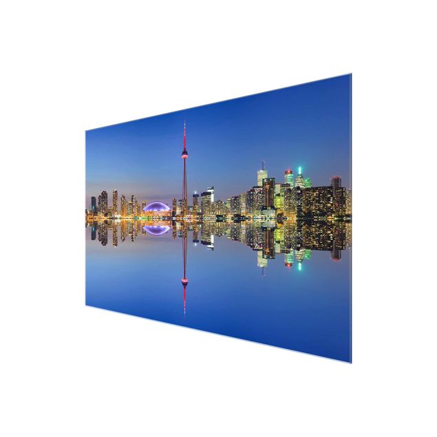 Cuadros decorativos Toronto City Skyline Before Lake Ontario