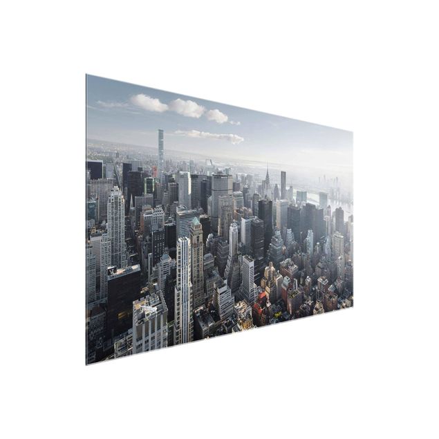 Cuadros de cristal arquitectura y skyline Upper Manhattan New York City