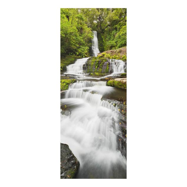 Cuadros paisajes naturaleza Upper Mclean Falls In New Zealand