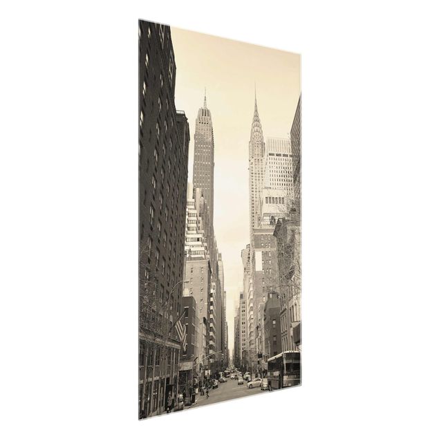 Cuadros de cristal arquitectura y skyline USA Postcard