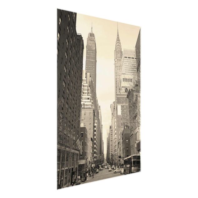 Cuadros de cristal arquitectura y skyline USA Postcard