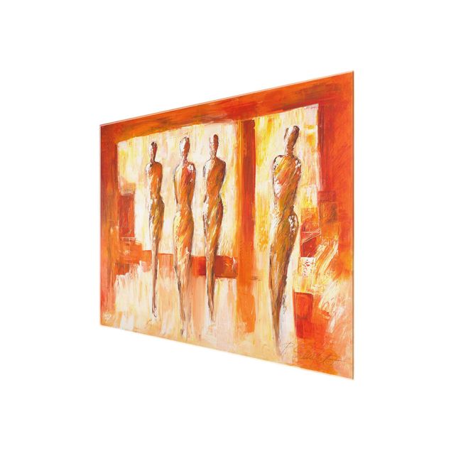 Cuadros decorativos Petra Schüßler - Four Figures In Orange