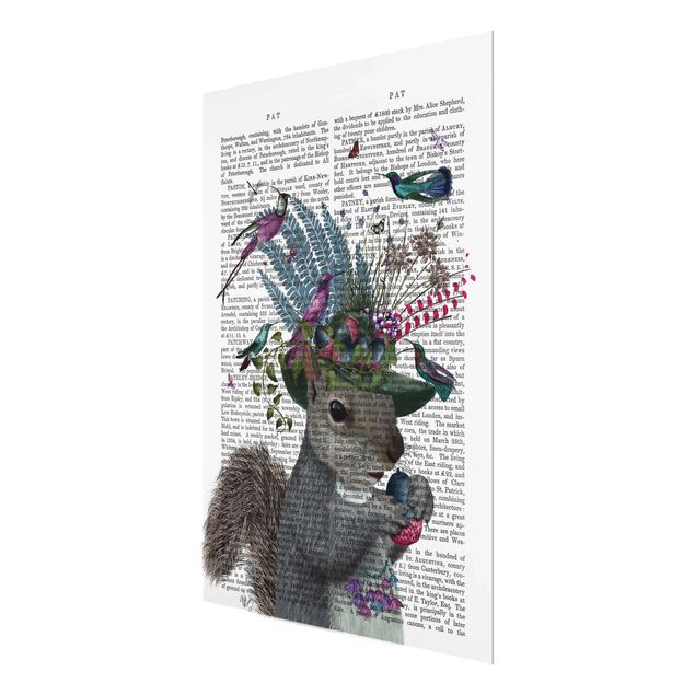 Cuadros Fowler - Squirrel With Acorns