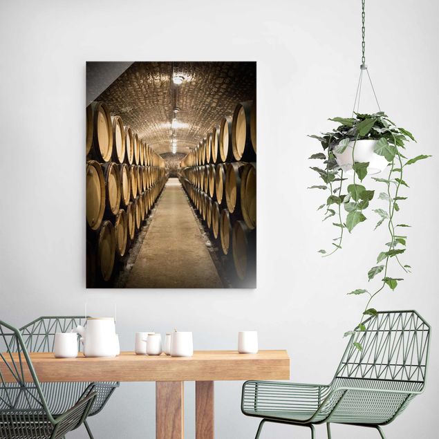 Cuadro vintage Wine cellar