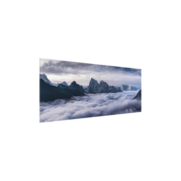 Cuadro con paisajes Sea Of ​​Clouds In The Himalayas