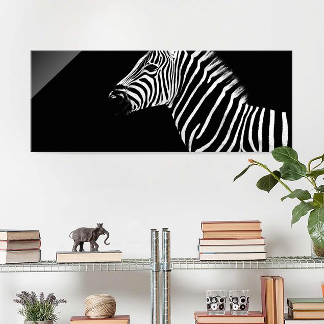 Decoración en la cocina Zebra Safari Art