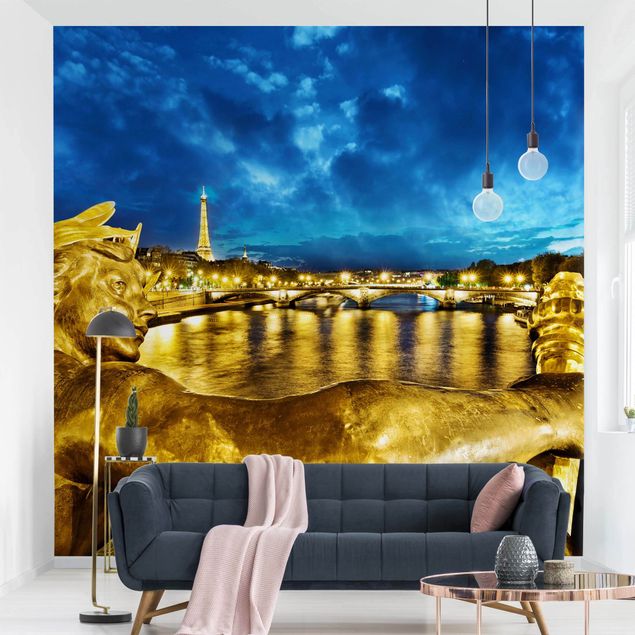 Papel pintado París Golden Paris