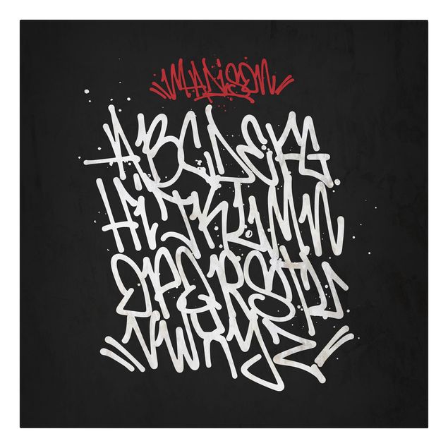 Cuadros modernos Graffiti Art Alphabet