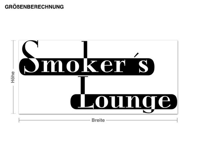 Decoración en la cocina Smoker lounge