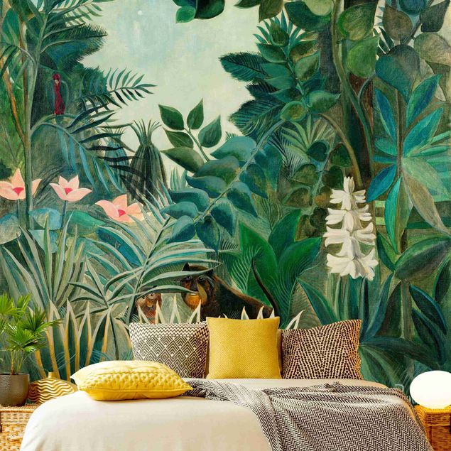 Papel pared vintage Henri Rousseau - The Equatorial Jungle