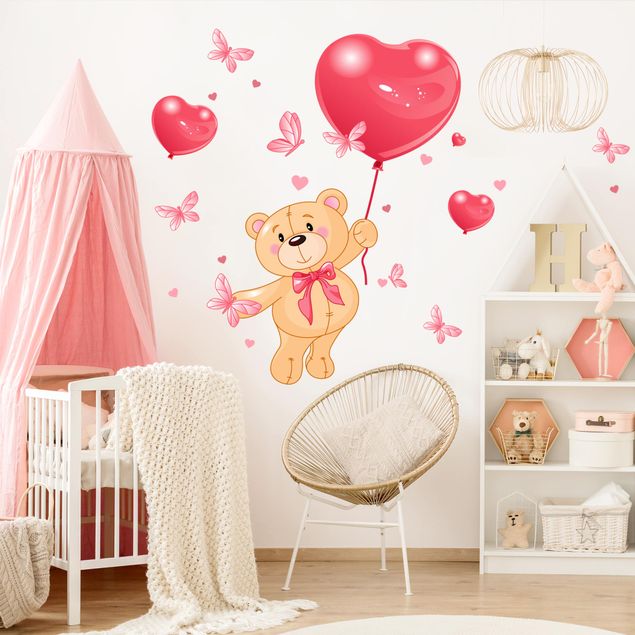 Decoración habitacion bebé Heart Teddy