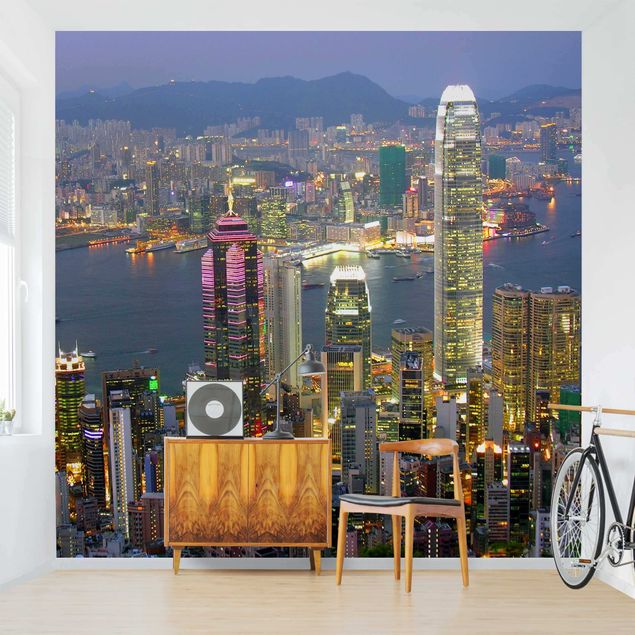 Papel pintado ciudades Hong Kong Skyline