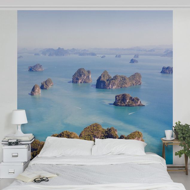 Papel pintado paisajes Island In The Ocean