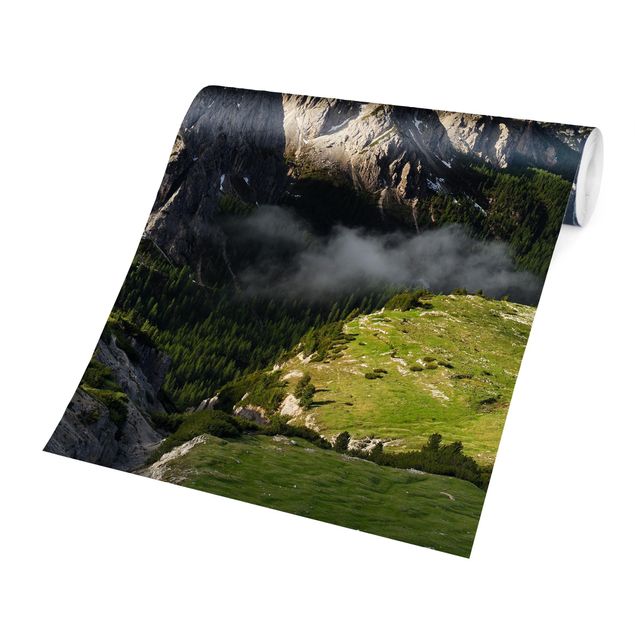 Papel pared verde Italian Alps