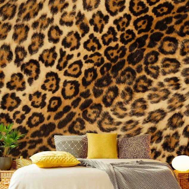 Papel pintado salón moderno Jaguar Skin