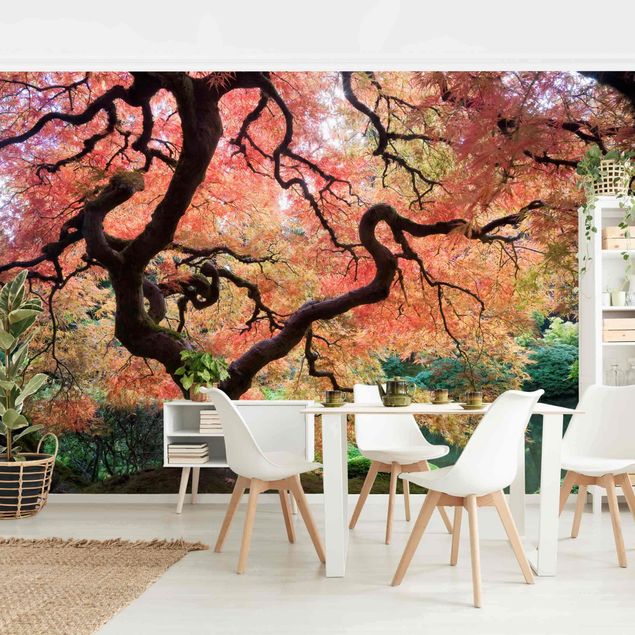 Papel pintado bosque infantil Japanese Garden
