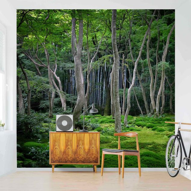 Papel pintado salón moderno Japanese Forest