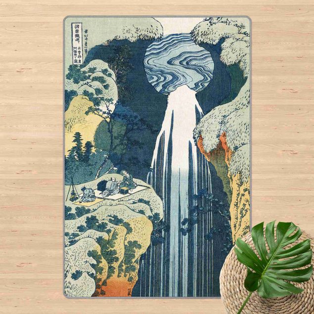 Estilos artísticos Katsushika Hokusai – The Waterfall Of Amida
