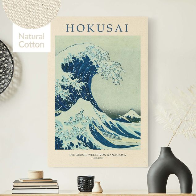Láminas cuadros famosos Katsushika Hokusai - The Big Wave Of Kanagawa - Museum Edition