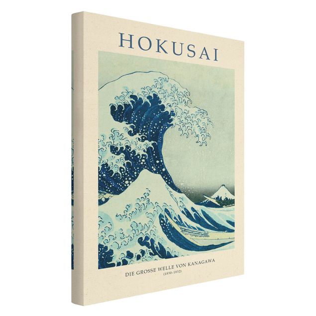 Cuadros en tonos azules Katsushika Hokusai - The Big Wave Of Kanagawa - Museum Edition
