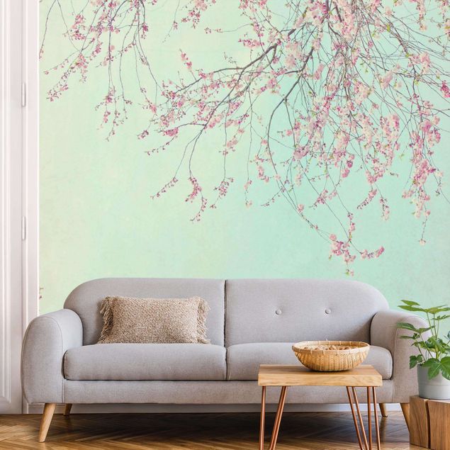 Papel pared flores Cherry Blossom Yearning