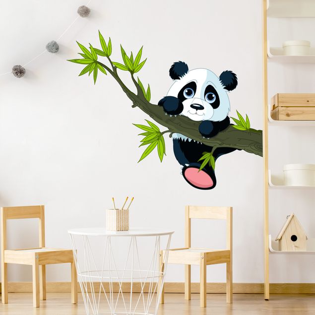 Decoración habitacion bebé Climbing panda