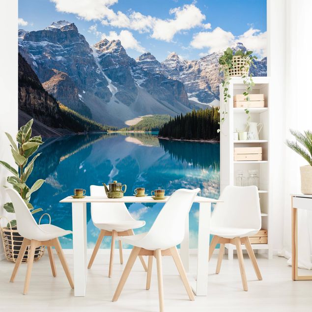 Papel pared paisaje Crystal Clear Mountain Lake