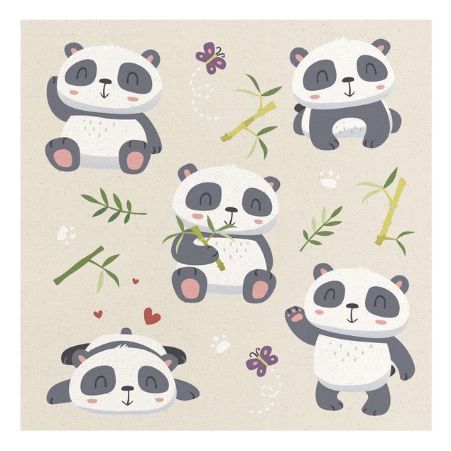 Cuadros modernos Cuddly Pandas