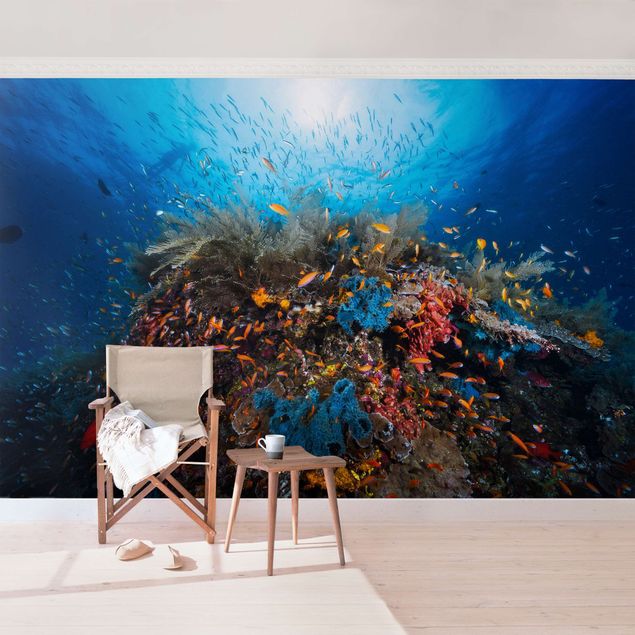 Papel pintado fondo marino Lagoon Underwater