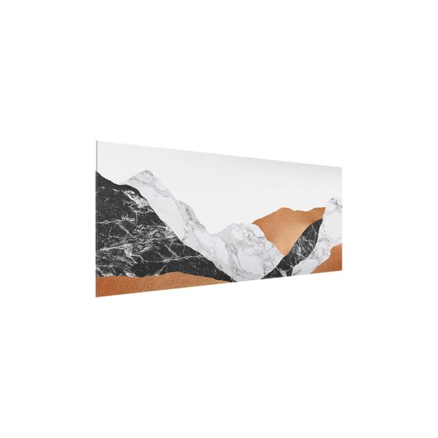 Cuadros paisajes Landscape In Marble And Copper