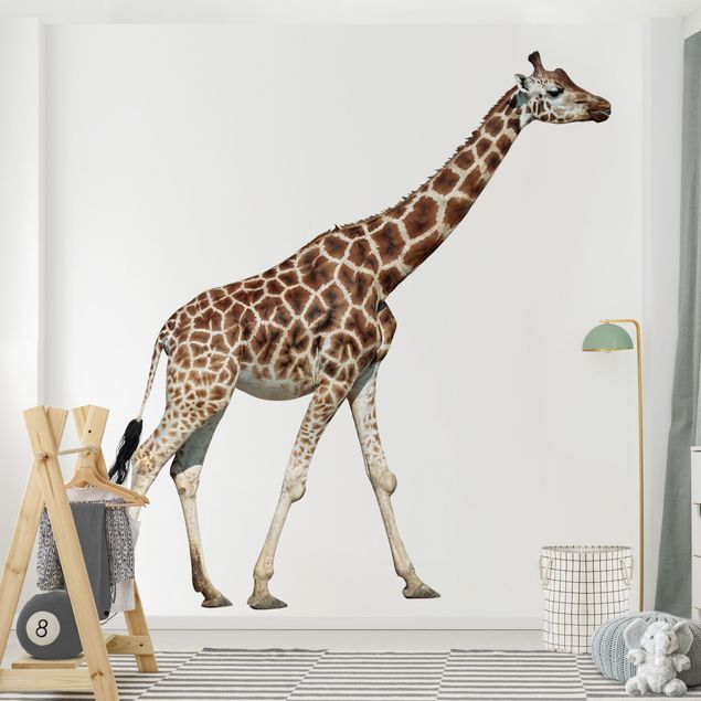 Papel pintado animales Running Giraffe