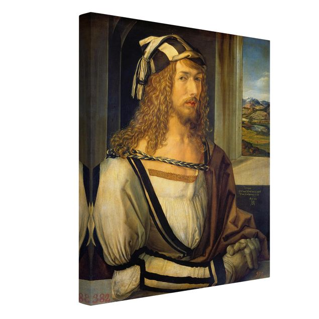 Lienzos de cuadros famosos Albrecht Dürer - Self-portrait at 26