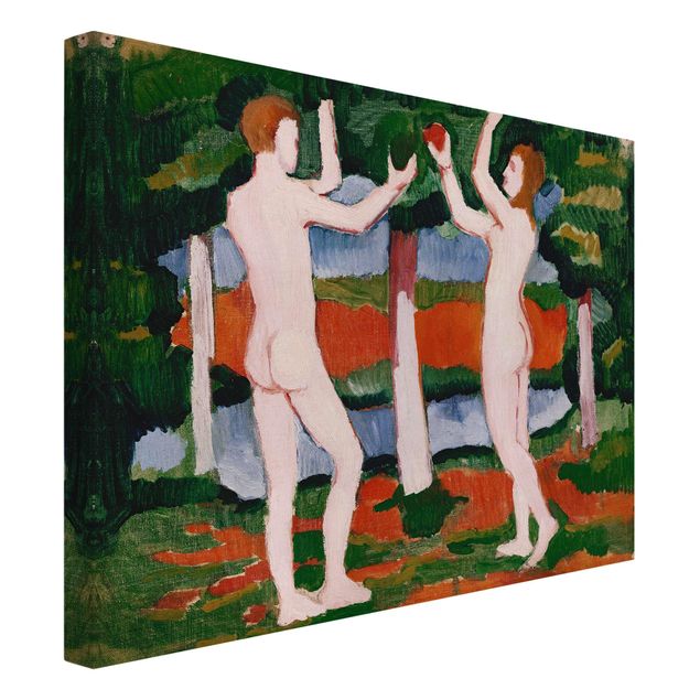 Estilos artísticos August Macke - Adam And Eve