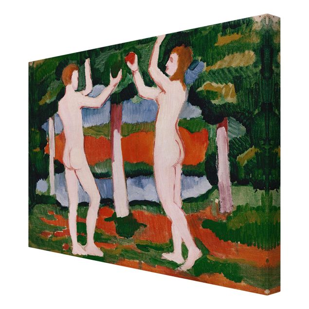Reproducciónes de cuadros August Macke - Adam And Eve