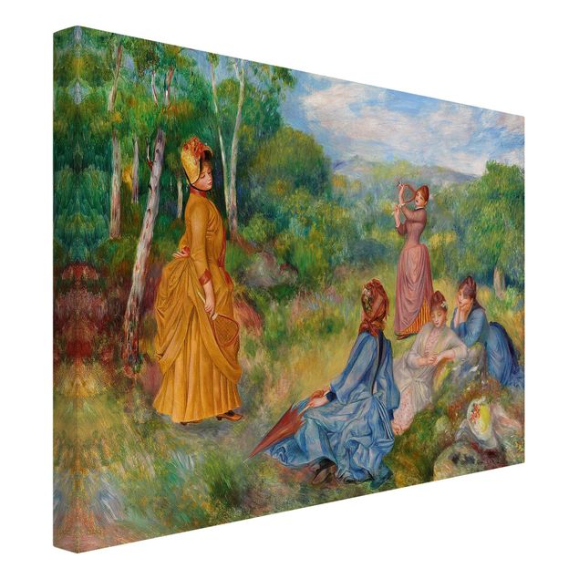 Estilos artísticos Auguste Renoir - Young Ladies Playing Badminton