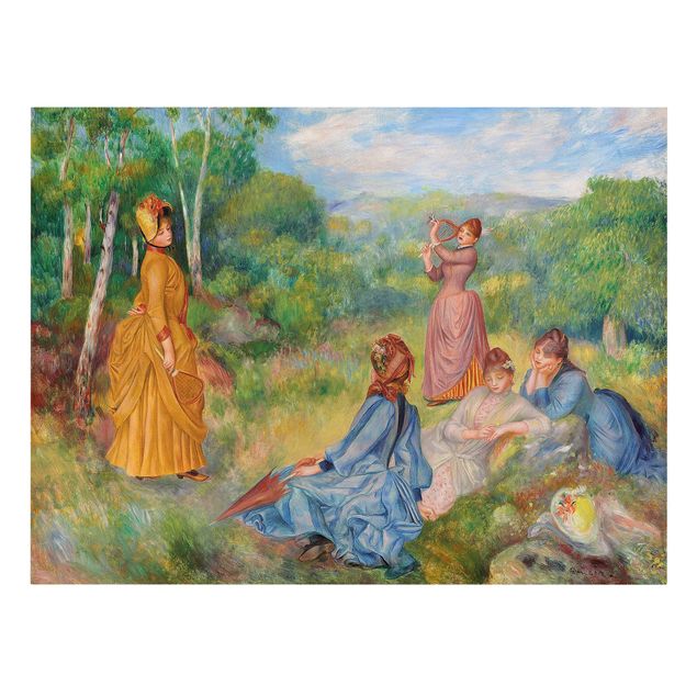 Cuadros de árboles para salón Auguste Renoir - Young Ladies Playing Badminton