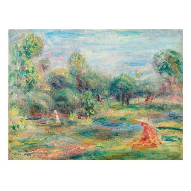 Cuadros árboles Auguste Renoir - Landscape At Cagnes