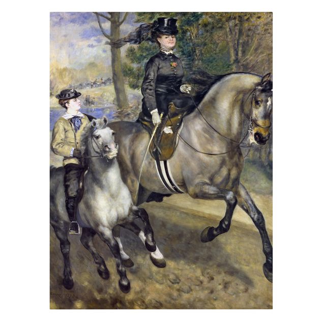 Reproducciones de cuadros Auguste Renoir - Riding in the Bois de Boulogne