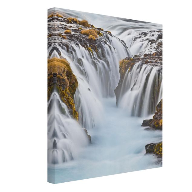 Cuadro con paisajes Brúarfoss Waterfall In Iceland