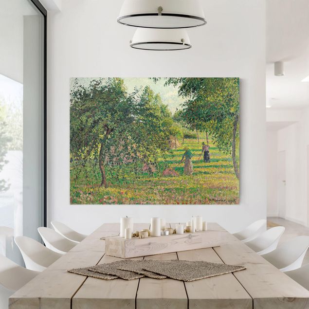 Decoración de cocinas Camille Pissarro - Apple Trees And Tedders, Eragny
